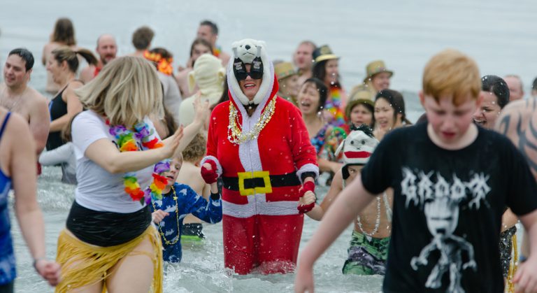The Comox Polar Bear Swim event returns in-person on New Year’s Day