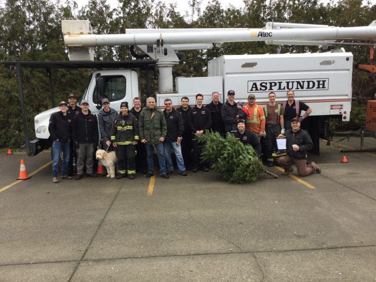 Comox firefighters’ Christmas tree recycling event raises $4,000 for YANA