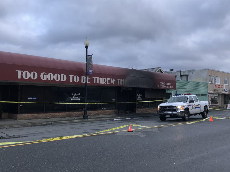 No injuries in Courtenay thrift store fire