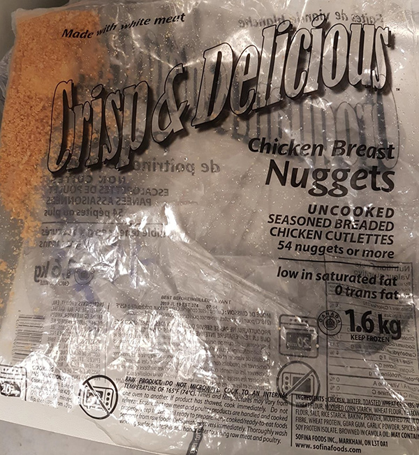 Crisp & Delicious chicken nuggets recalled due to salmonella