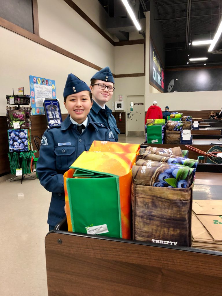 Air Cadets extended a helping hand over the weekend