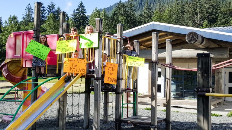 Sayward and Black Creek win new playgrounds