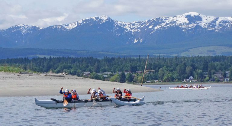Iron Race weekend on Comox Harbour
