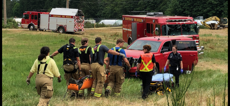 Two arborists rescued in two separate incidents
