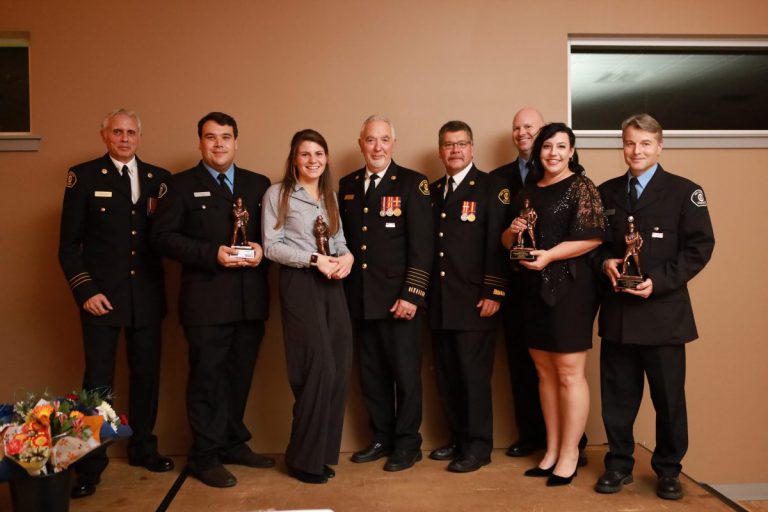 Comox firefighters honoured at awards night