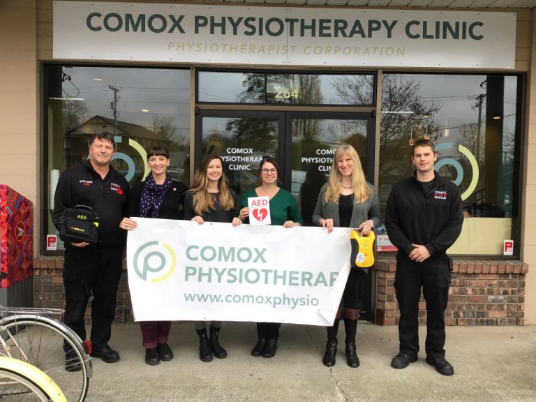 Comox Physiotherapy Clinic helping save lives