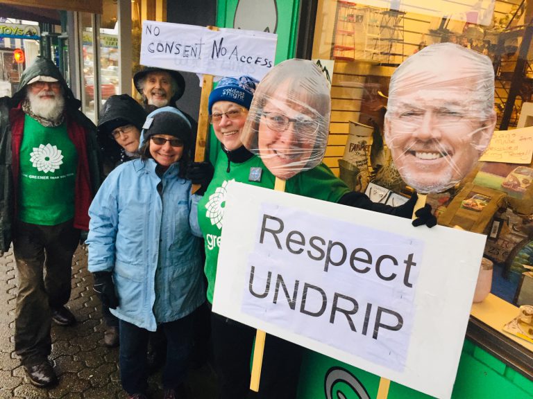 Courtenay protesters rally to support Wet’suwet’en