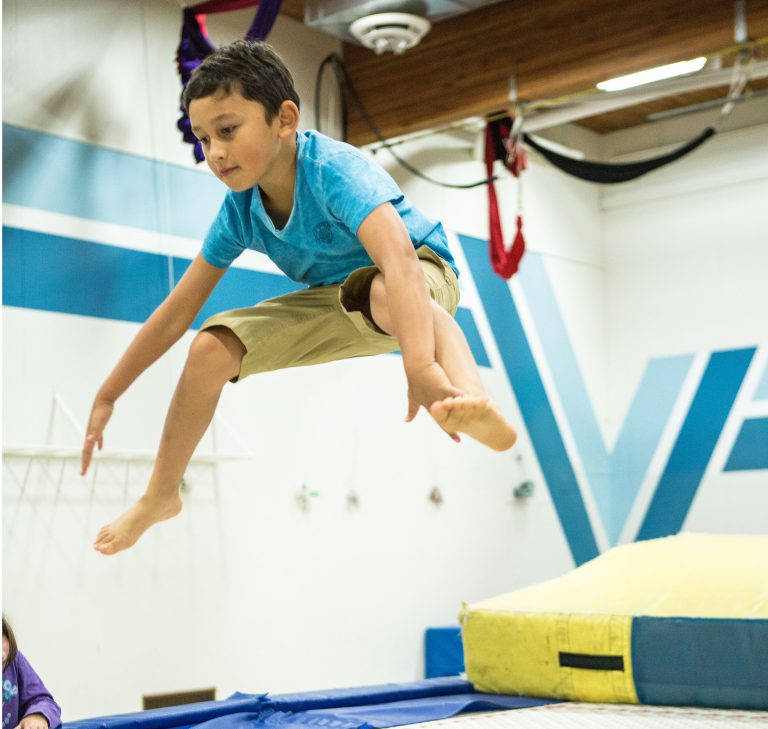 Comox Valley recreational gymnasts showcasing their skills