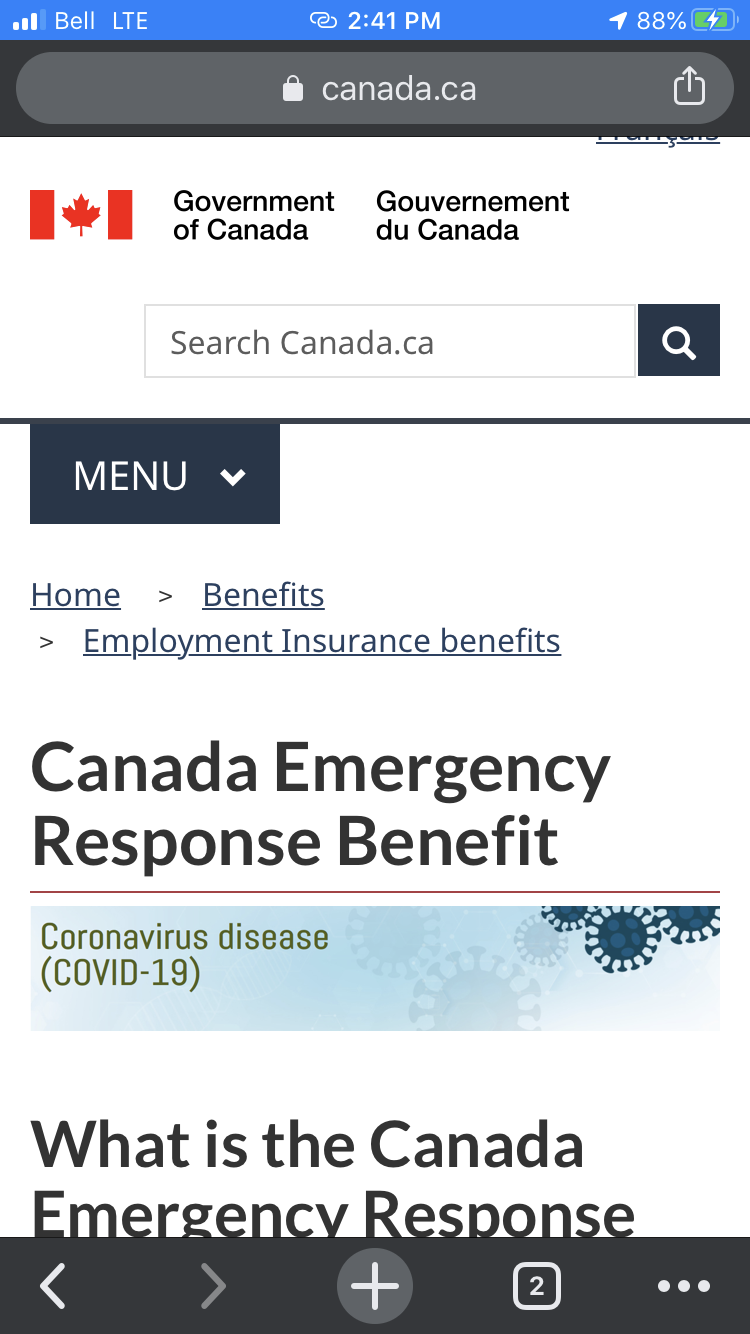 CERB website is live today; Canadians asked to apply by birth month