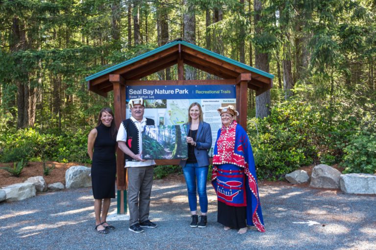 CVRD and KFN Celebrate New Signage at Seal Bay Nature Park
