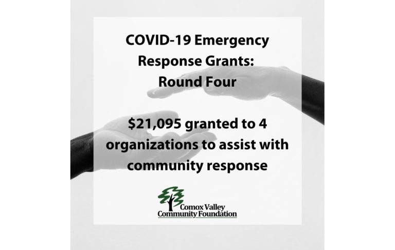 Comox Valley Community Foundation announces fourth round of COVID-19 grants