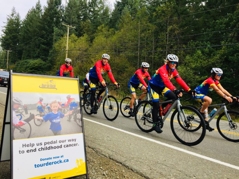 Tour De Rock cruises through Campbell River, Comox Valley today