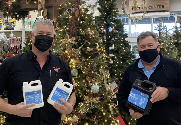 Canadian Tire donates 2400 litres of sanitizer to support local not-for-profits