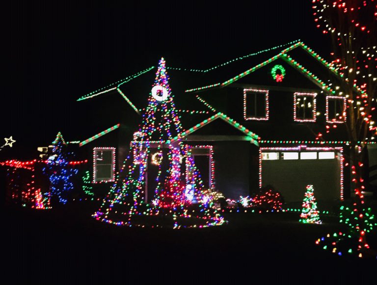 People can submit photos of their decorated homes to an interactive map
