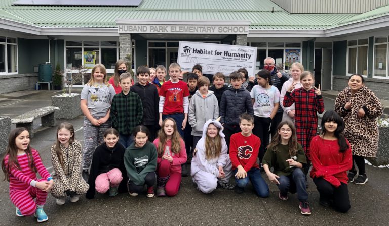 Local students raise more than $1K for Comox Valley housing projects