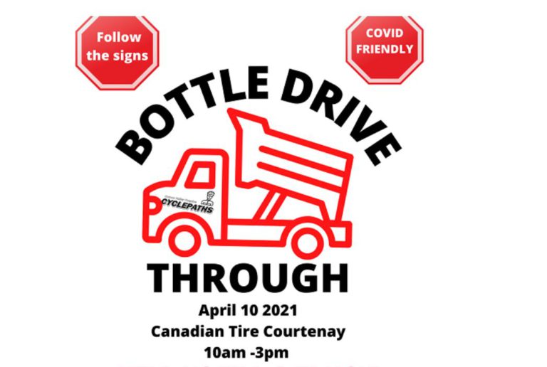 Cyclepaths hosting bottle drive for Comox Valley Hospice Society