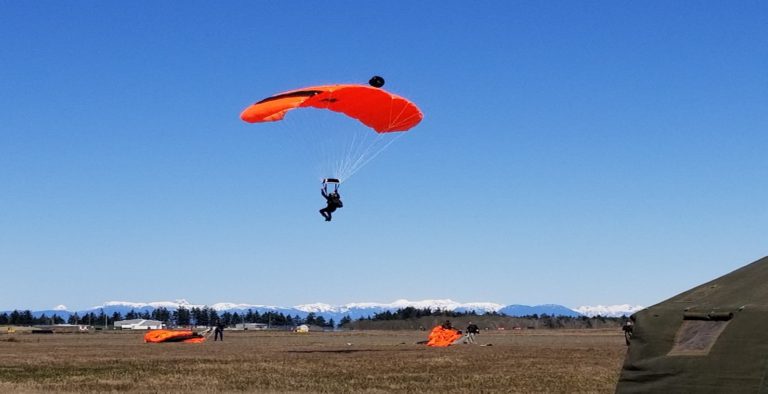 Parachute search and rescue training happening at 19 Wing over the next month 