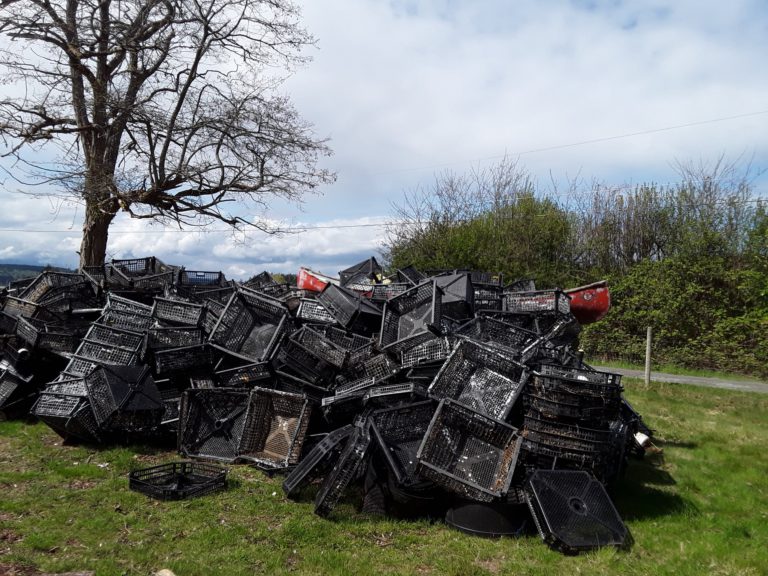 Volunteers’ hands full during Hornby Island Earth Day Beach Cleanup