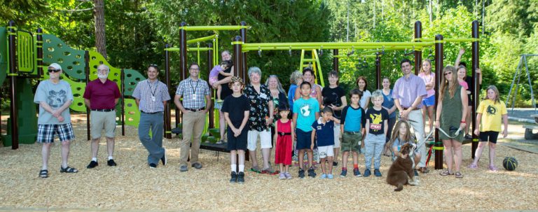 Locals celebrate new Fanny Bay playground