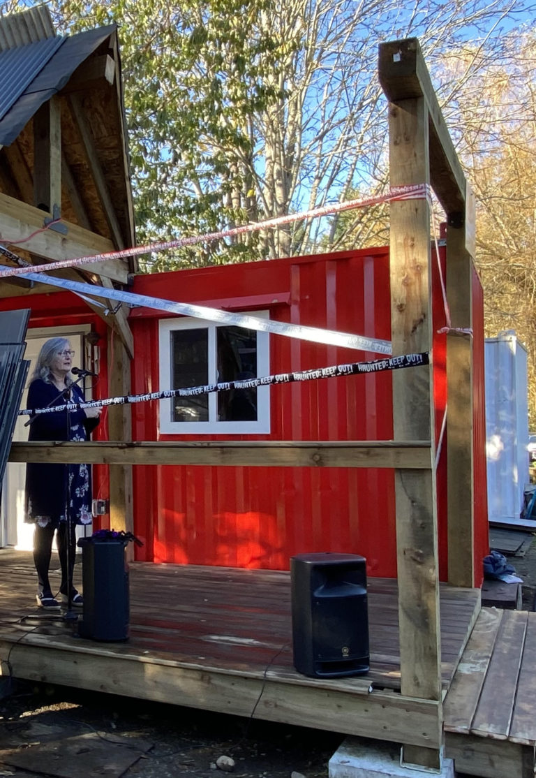 WeCan Shelter finishes sixth shipping container home at Maple Pool Campground