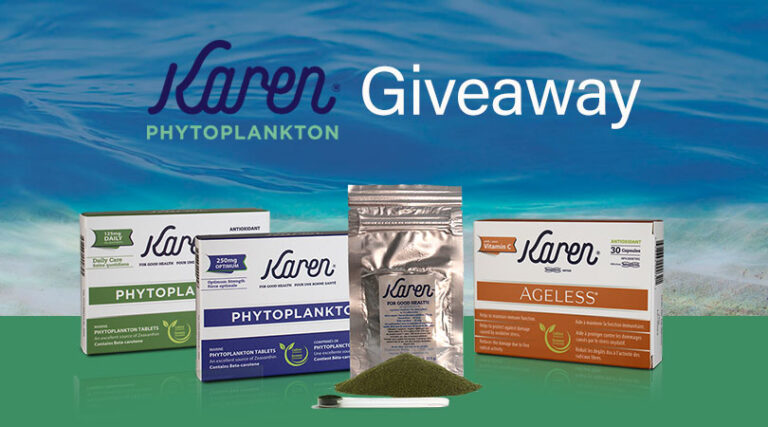 Karen Phytoplankton Giveaway