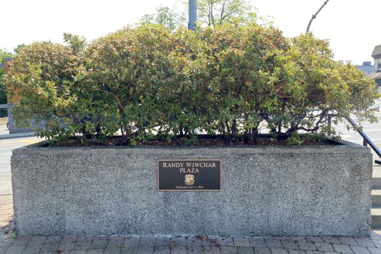 Courtenay’s Civic Square renamed to Randy Wiwchar Plaza