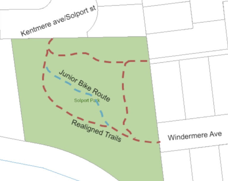 Solport Park trail improvement work begins