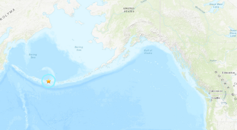 No tsunami expected from Aleutian Islands earthquake this morning