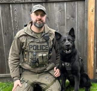 Comox Valley RCMP welcome new service dog Magic to the detachment