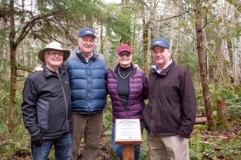 Land donation recognized by CVRD