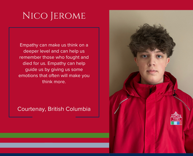 Courtenay native selected to receive 2025 Vimy Pilgrimage Award