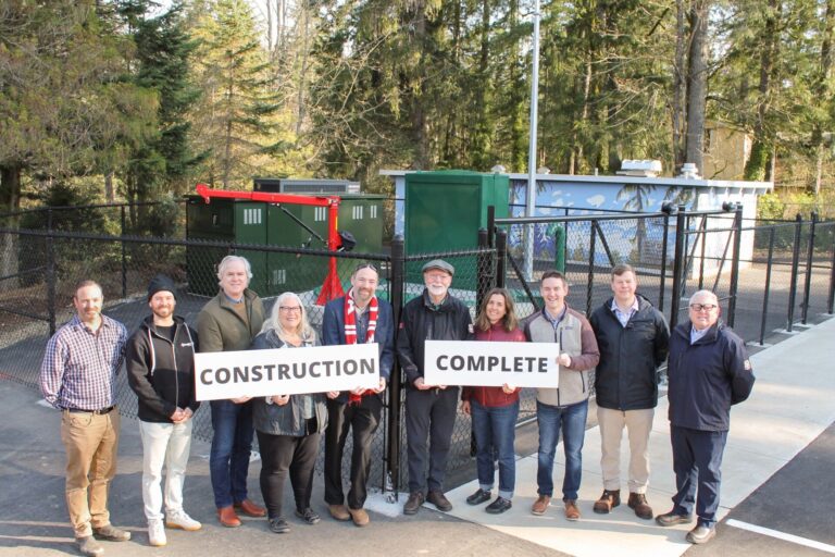 City of Courtenay announces completion of 1st Street Lift Station