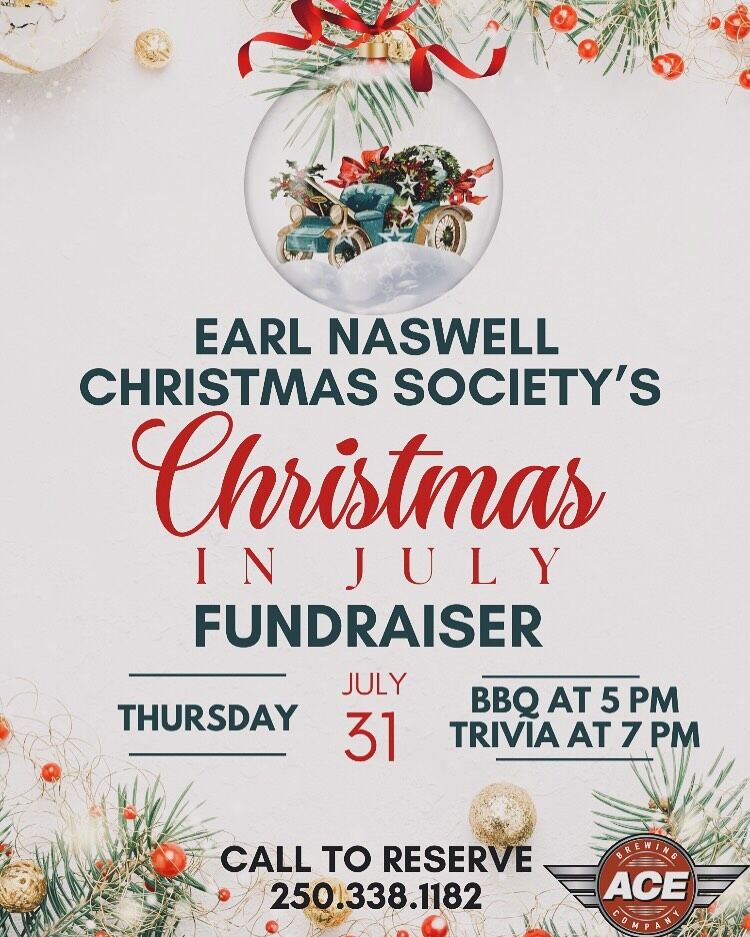 Earl Naswell’s Christmas Society Fundraiser BBQ & Trivia Earl Naswell’s Christmas Society Fundraiser BBQ & Trivia