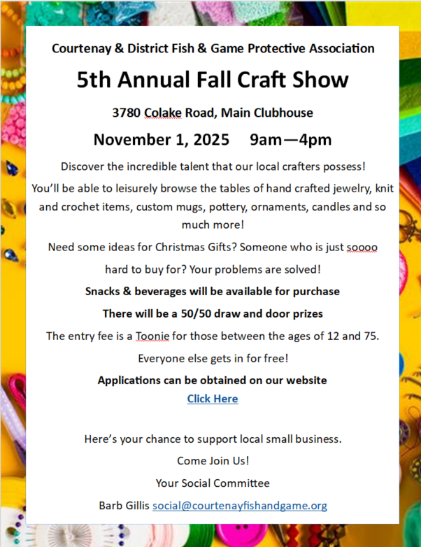 5th Annual Fall Craft Show 5th Annual Fall Craft Show